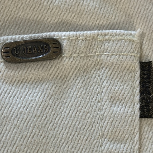 Mens Wheat colored U JEANS. Size 33 - Picture 5 of 8